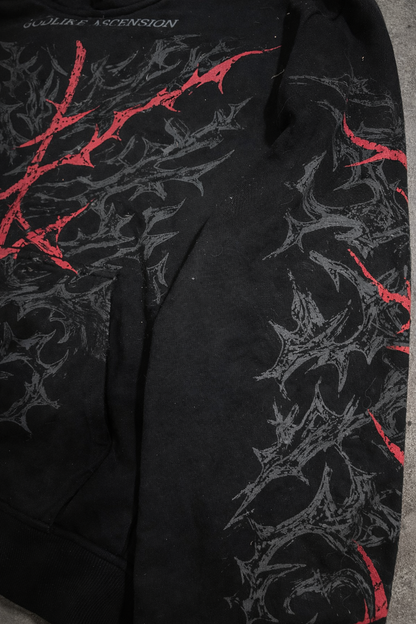 "THOUGH THORNS" Pullover Hoodie